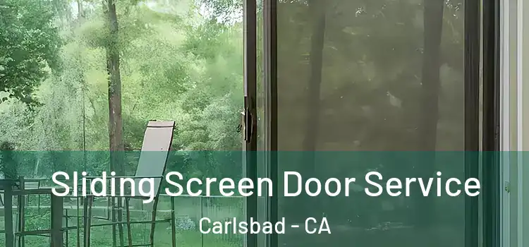 Sliding Screen Door Service Carlsbad - CA